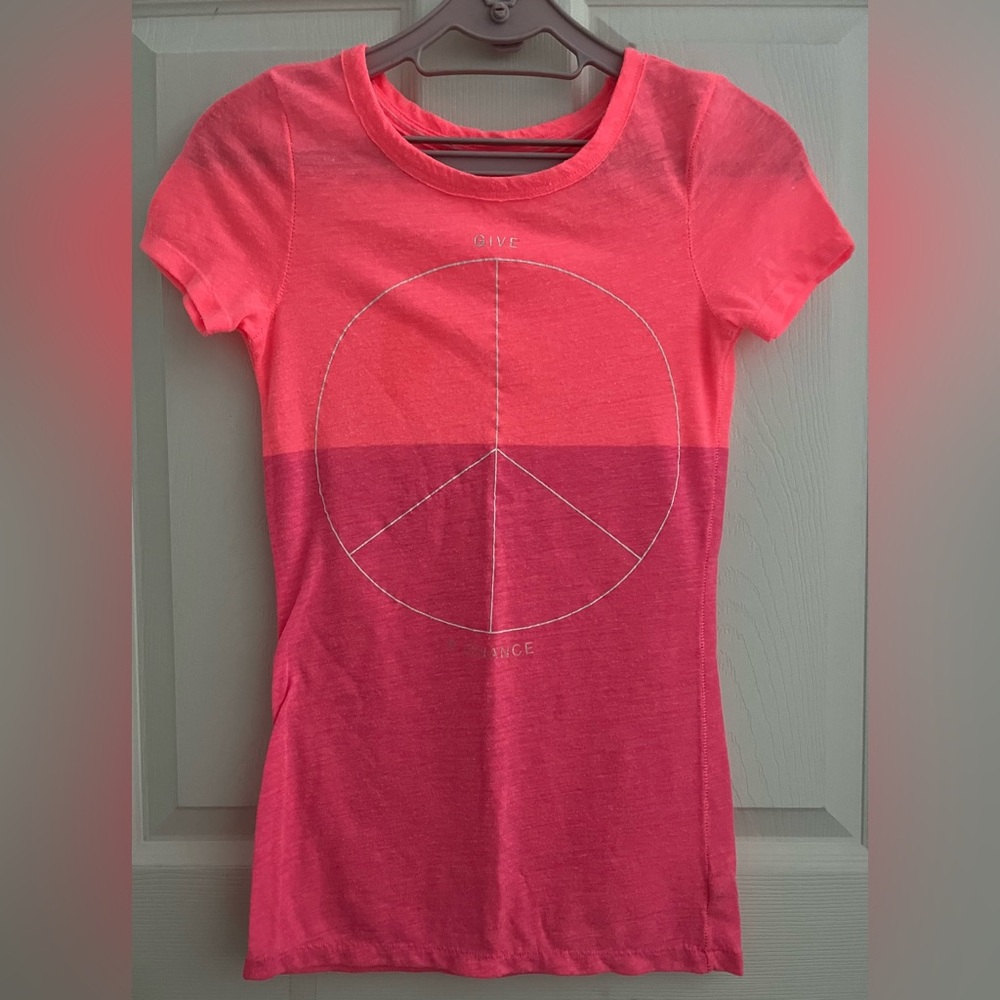 American Eagle Outfitters “Give Peace a Chance” t-shirt, size XS